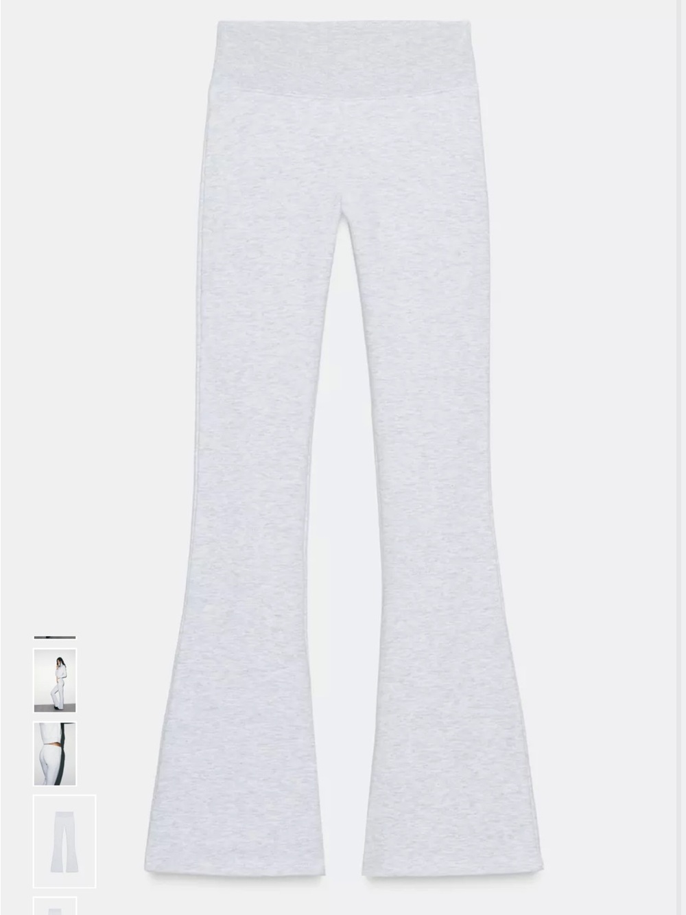 Light Gray Zara Sweatpants